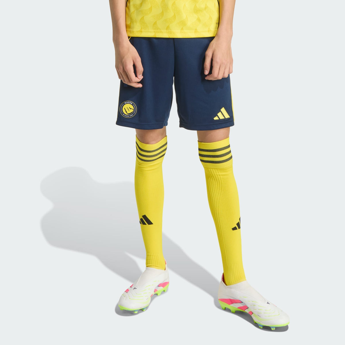 AlNassr FC 25/26 Home Shorts Kids – Official Youth Football Bottoms
